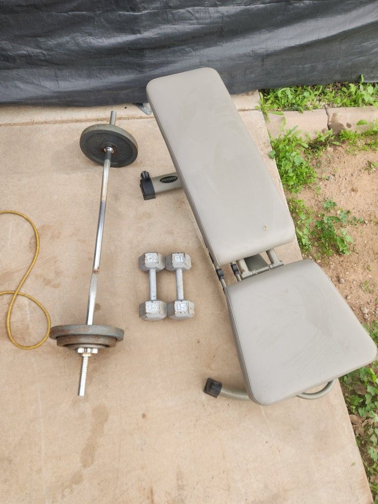 Weights And Free Press Bench