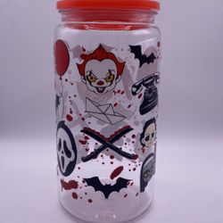 Hard Plastic Cup Halloween Cups New In Box Comes With Straw