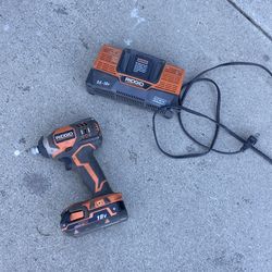 Ridgid impact driver $50 with charger