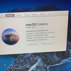 macbook pro 15 inch like new 