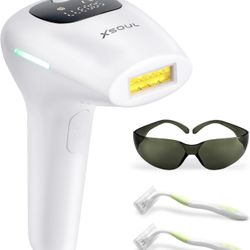 At-Home IPL Hair Removal for Women and Men Permanent Hair Removal 999,999 Flashes Painless Hair Remover on Armpits Back Legs Arms Face Bikini Line, Co