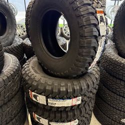 (4) 35x12.50R17 Falken Wildpeak MT01 Free install Financing Available