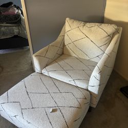 Single Sofa Chair W/ottoman 
