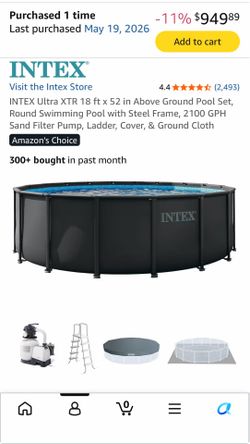 Above ground pool