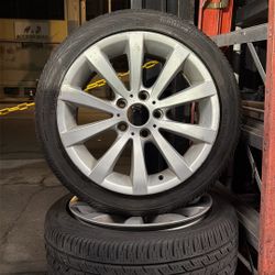 17” BMW 2011 328i OEM Wheels & Tires