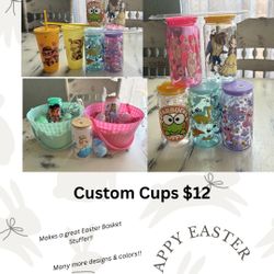 Custom Cups - Many Different Designs & Colors 