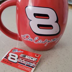 Dale Earnhardt Jr  Nascar Mug With Tag