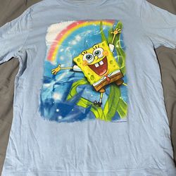 Blue Spongebob Shirt 