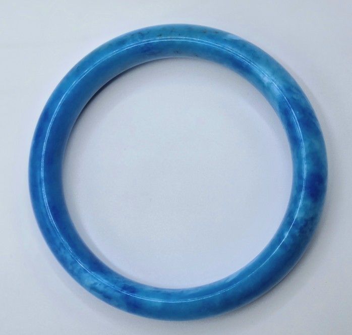 Blue Jade Bangle Bangles Bracelet For Women Gift Stone Jewellery Daily Wear