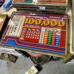 Antique Slot Machine Backs