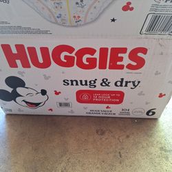 Huggies Diapers Size 6, 99 Count. $35 OBO 