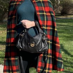 Wool Tartan Plaid Cape