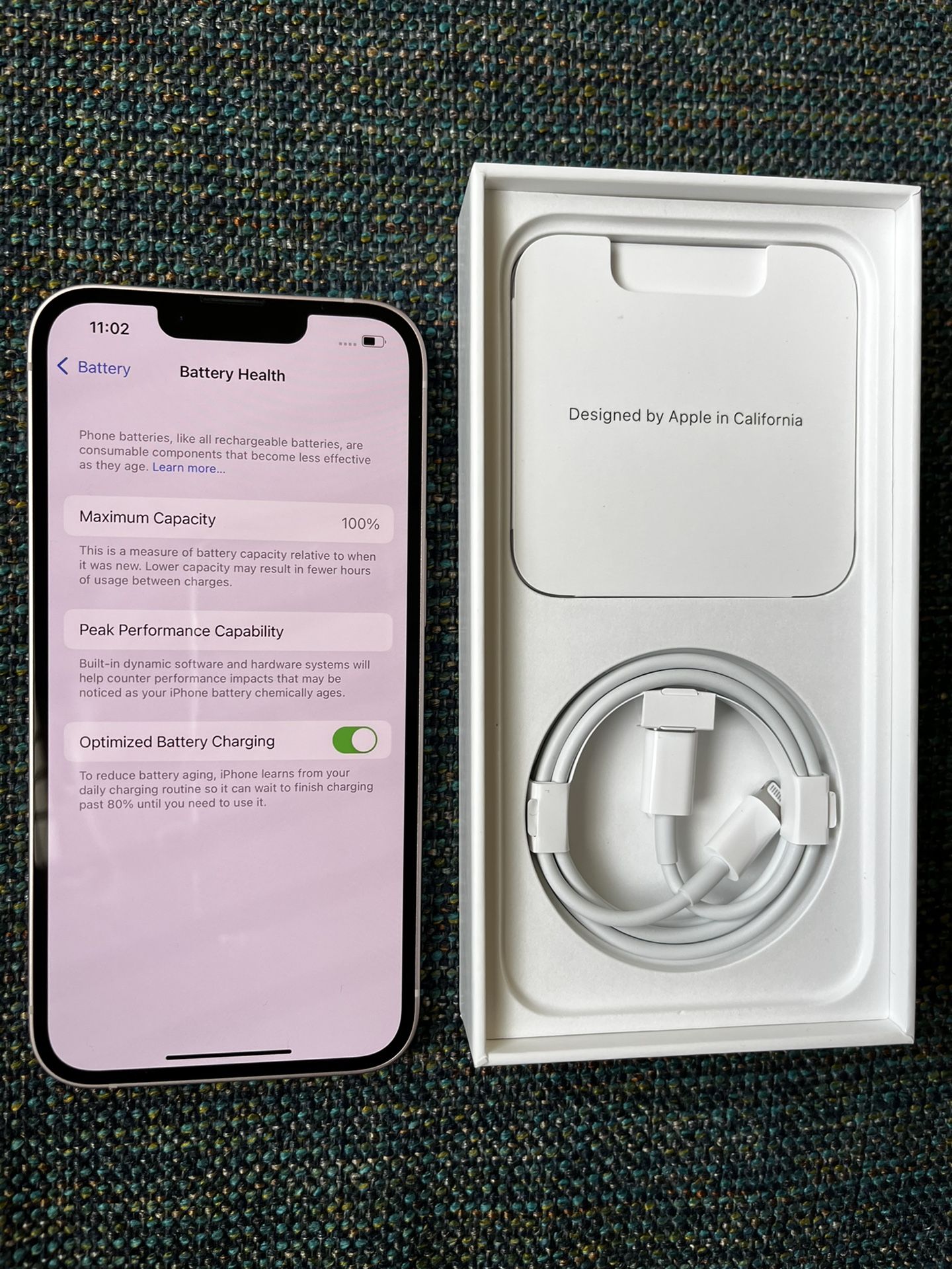 Brand New In Box Unlocked Iphone 13 128gb Black in warranty bought at