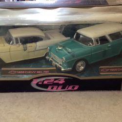 1:24 DUO Motor Max 1955 Bel Air & Bel Air Nomad