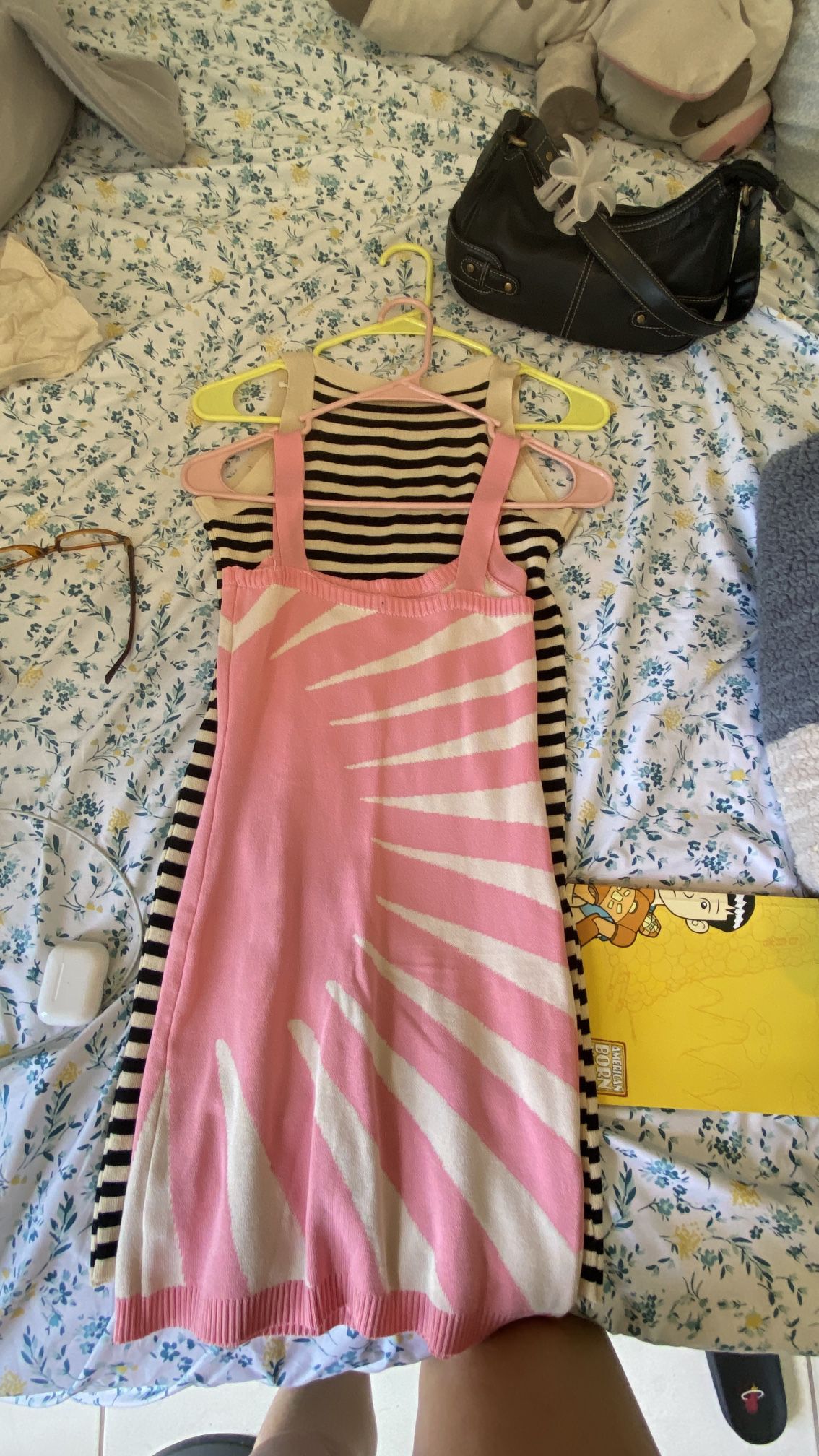 pink short beach dress 