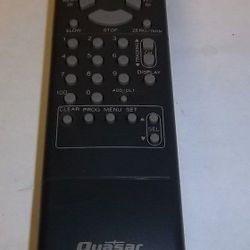 Quasar VCR Remote Control, Part Number VSQS1400