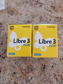 2 New Libre 3 Plus Seniors In Sealed Boxes Exp. 5/31/2027