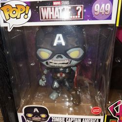 Funko Pop Jumbo Zombie Captain America 