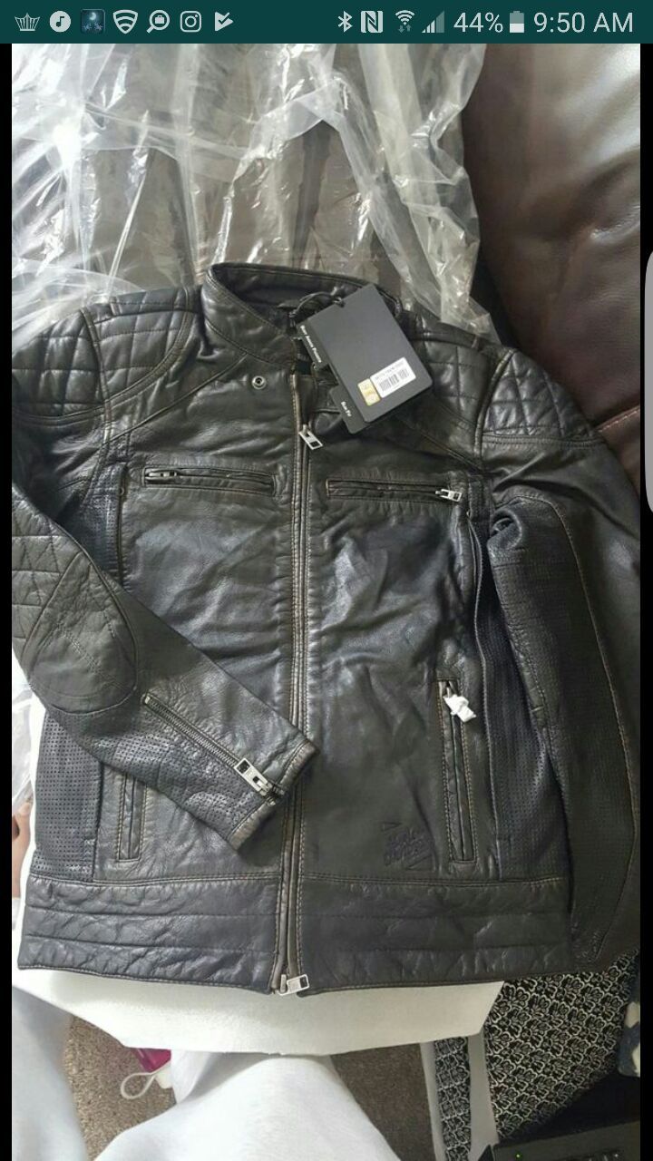 Harley Davidson original leather jacket slim fit small