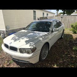 2005 white bmw 745i