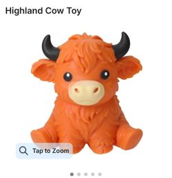 Highland cow toy