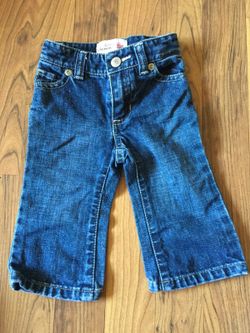 Denim jeans size 6-12 months