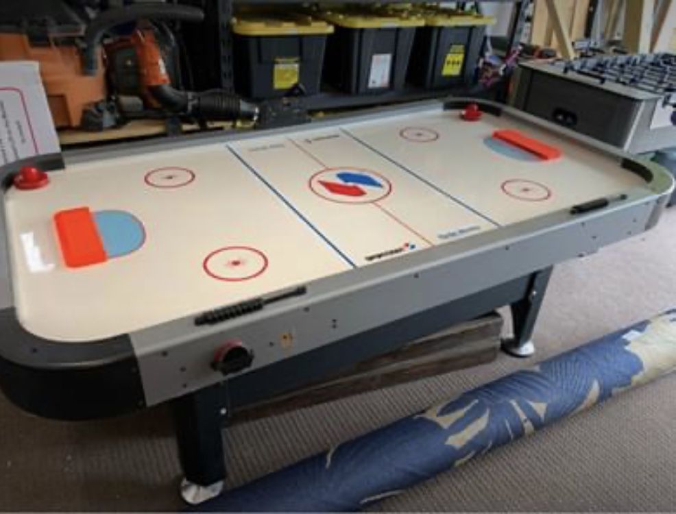 Large SportsCraft Air Hockey Table