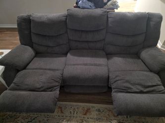 2 Grey couches