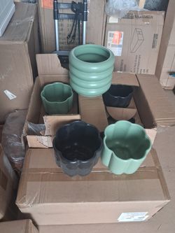 New plant pots ceramic 3 colors