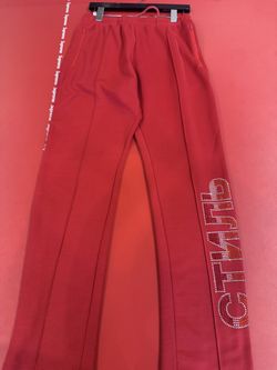 Heron Preston Red Bottoms Men’s  Sweats