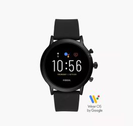 Fossil Gen 5 Smartwatch Wear OS GPS Multi-Day Battery Black 44mm Carlyle