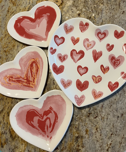 Heart shaped plates