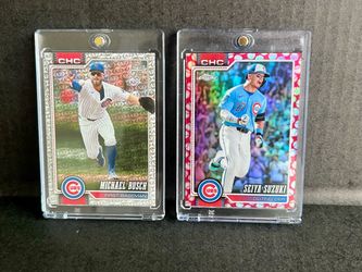🔥Chicago Cubs 18 card Lot Pete Crow Armstrong Suzuki Sammy Sosa Ryan Sandberg Refractors Inserts🔵⚪️🔴🔥
