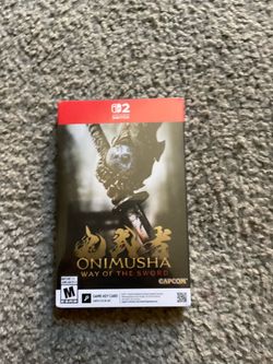 Onimusha way of the sword switch 2 steel book case sealed
