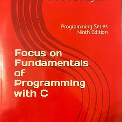 Focus on fundamentals of programming with C