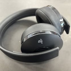 Sony PS Gold Wireless Headset Black