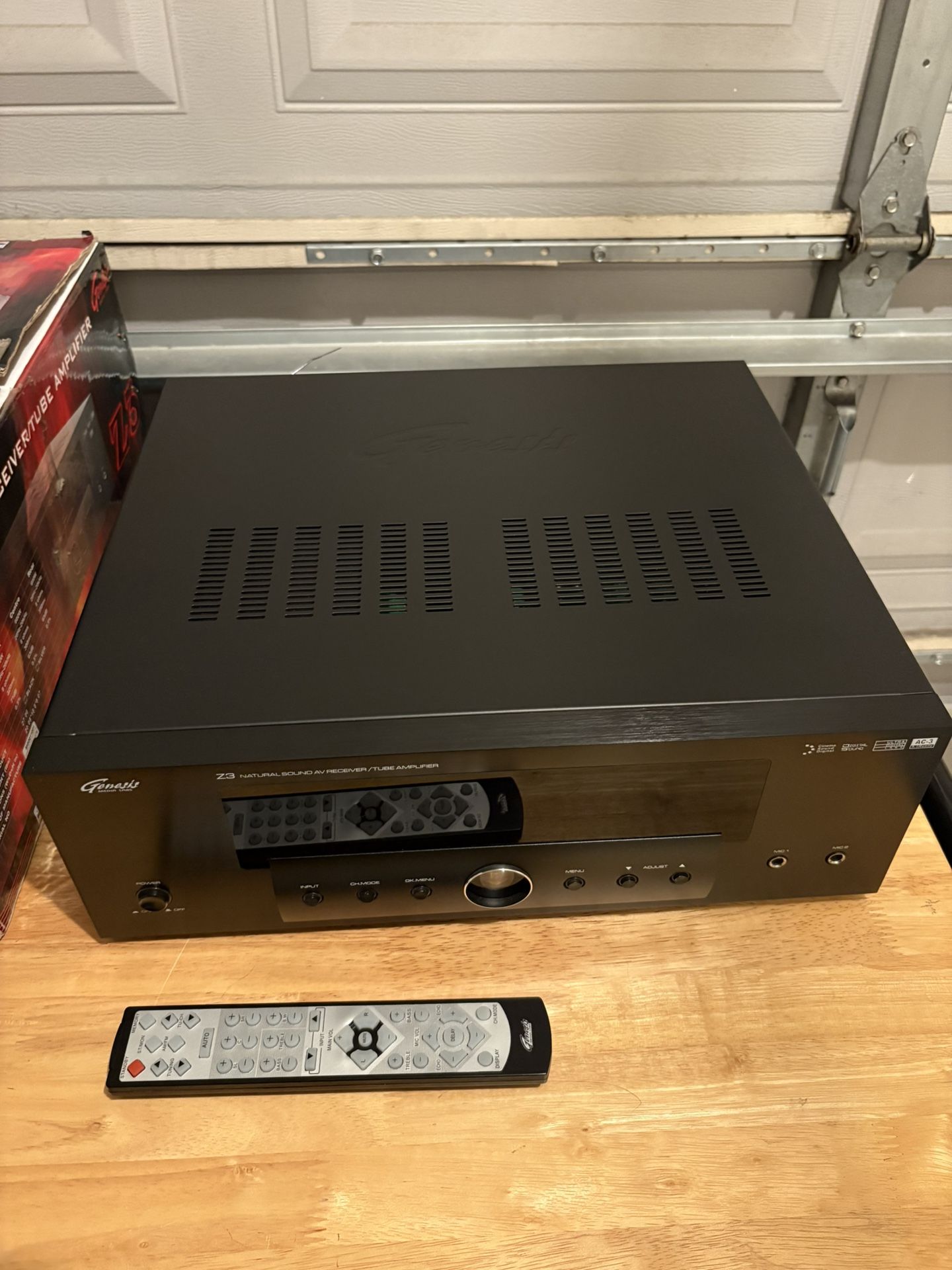 Genesis Media Labs Z3 A/V Receiver/Tube Amplifier In Box