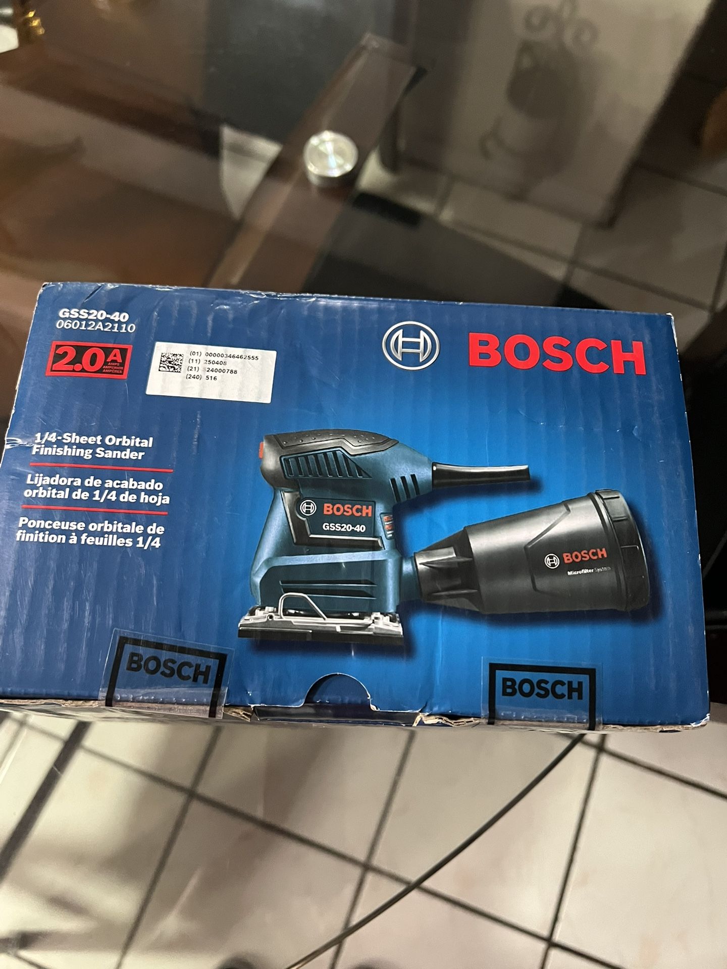 BOSCH GSS20-40 2.0A