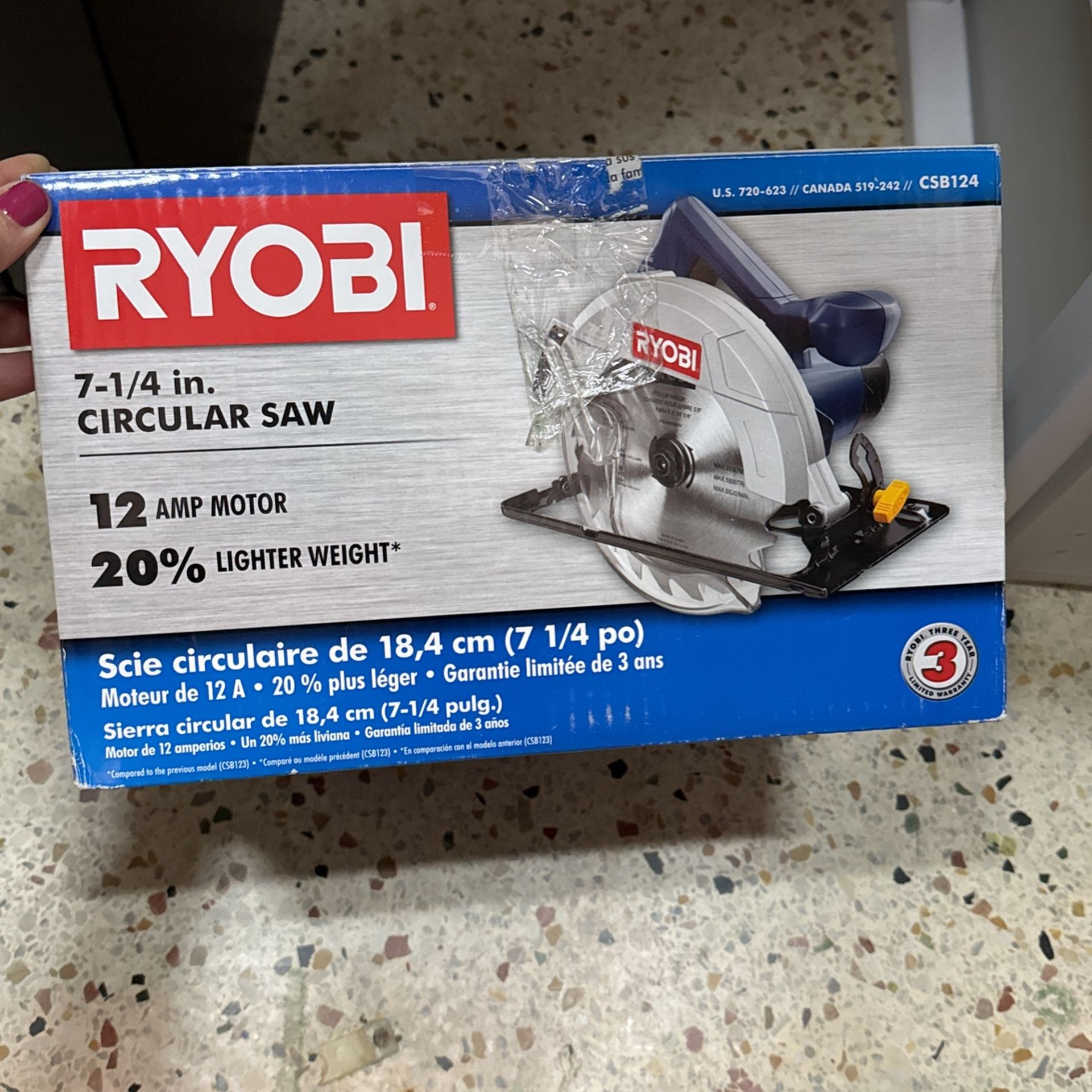 RYOBI 7 1 4 In. Circular Saw 12 Amp for Sale in Miami FL OfferUp