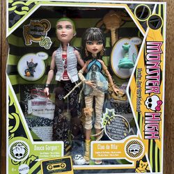 Monster High Booriginal Creeproduction Cleo De Nile and Deuce Gorgon Dolls