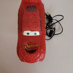 Disney CARS: Lightning McQueen Bouncy Popcorn  Night Light  (needs new light bulb)