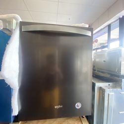 Whirpool Dishwasher Black Stainless Steel
