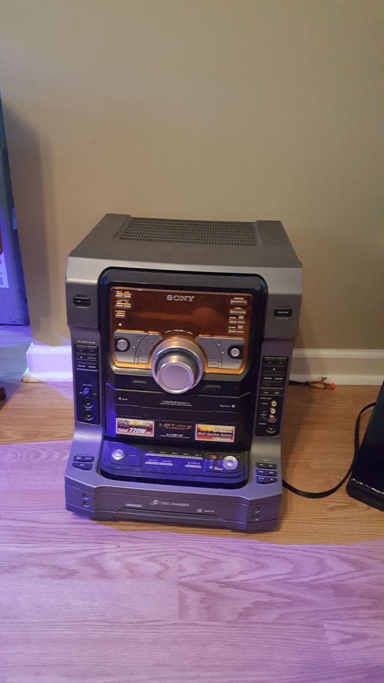 Sony lbt-zx9 hi-fi stereo system