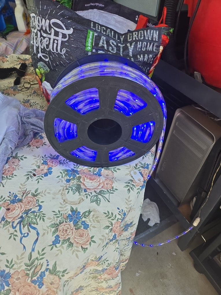 Neon Blue Tube Lights