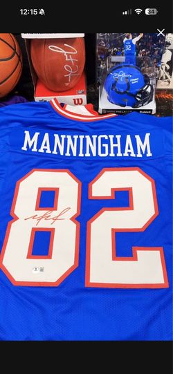 New York Giants Mario Manningham Signed Jersey