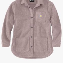 Carhartt Women's Loose Fit Fleece Shirt Jacket Brand new with tags never worn