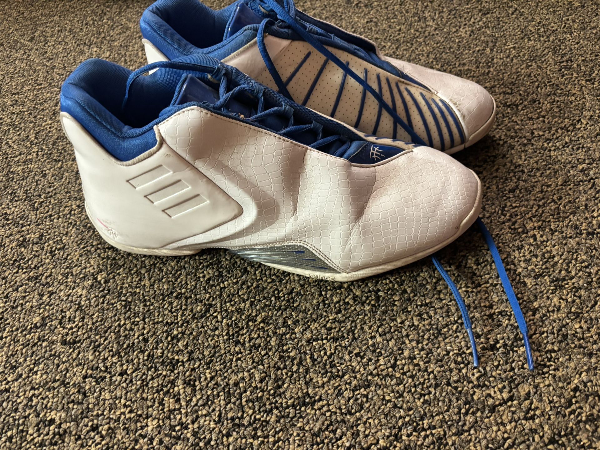 TMac 3 White And Blue Size 11.5
