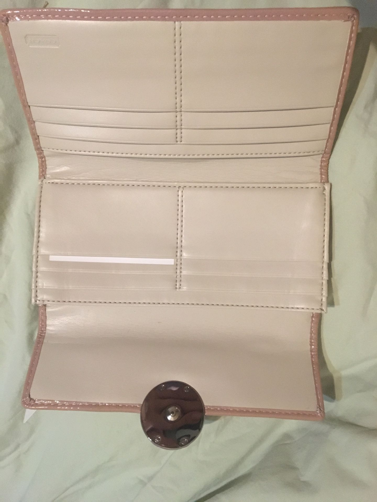 Coach Pink Envelope Wallet