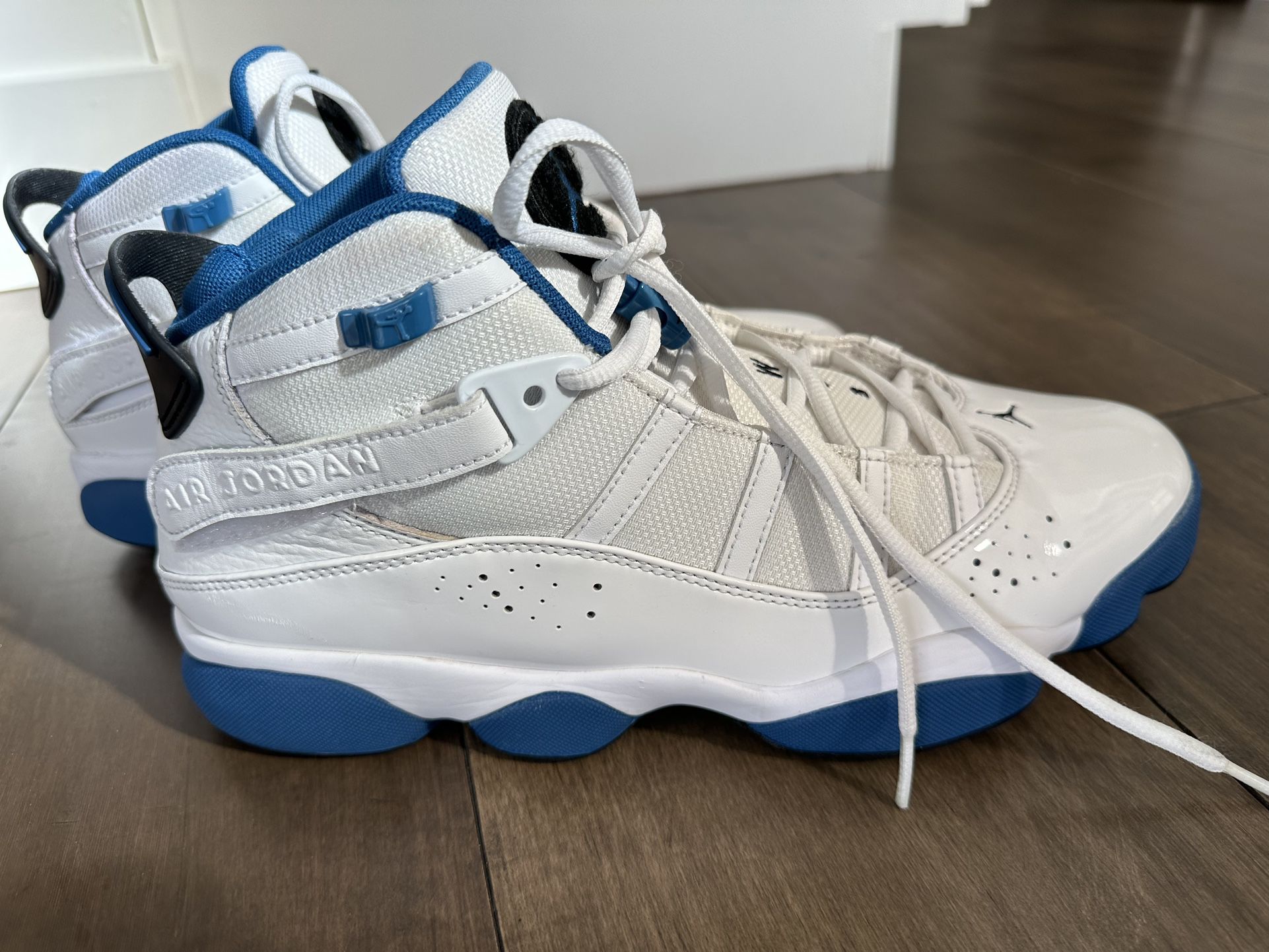 Men’s Air Jordan 6 Rings Size 11 Sneakers Marina Blue 