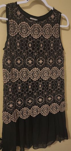 Black and Tan Dress